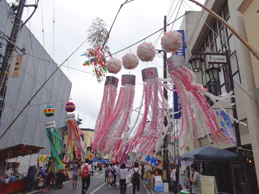 細部まで丁寧に作られていた富岡町の笹飾り。